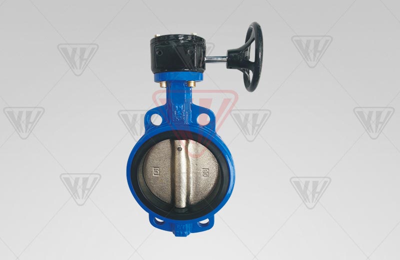 Wafer-type soft sealing butterfly valve