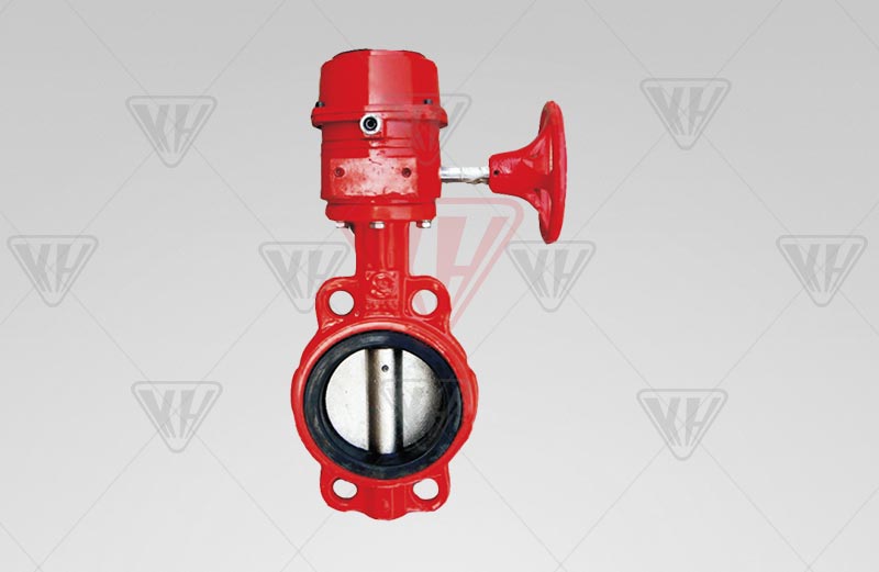 Fire signal butterfly valve